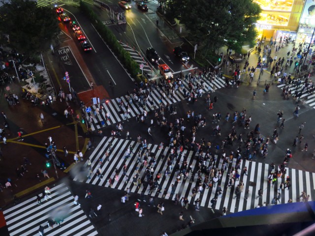 Tokio - Shibuya Crossing von oben 2