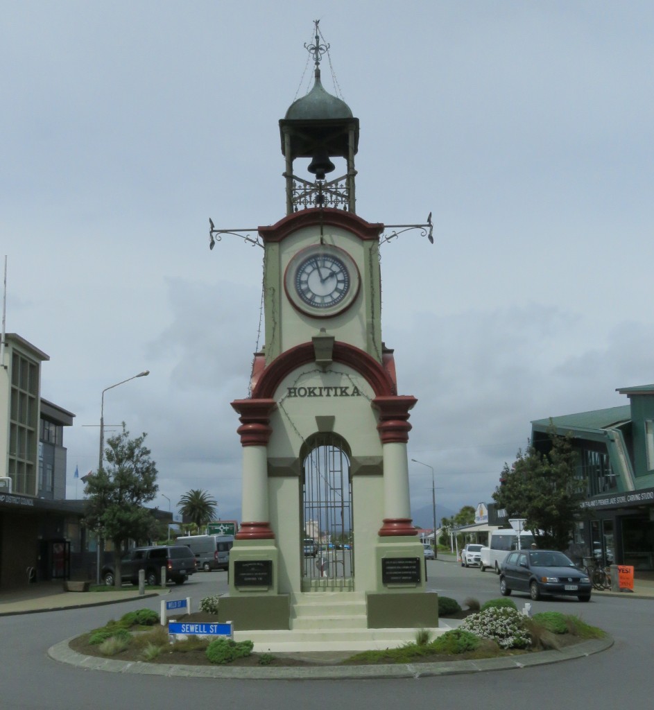 NZ: Hokitika - Uhrenturm
