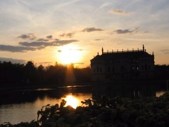 Sonnenuntergang im Großen Garten - Bild 1