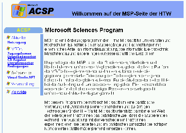 MSDN / MSP - Bild 1