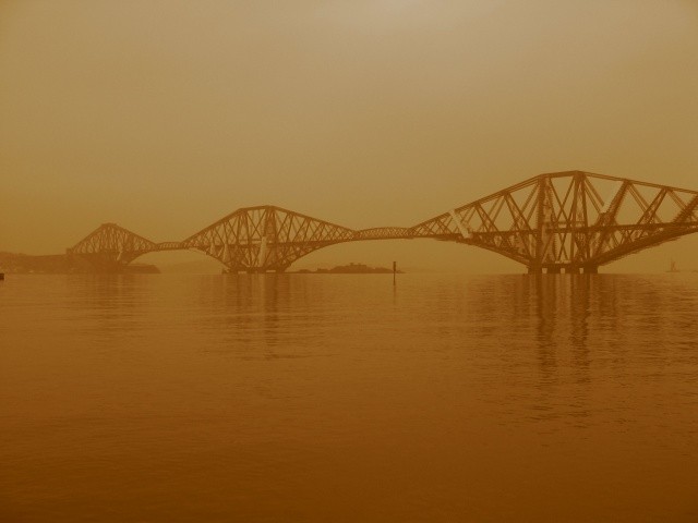 Forth Rail Bridge - Sepia