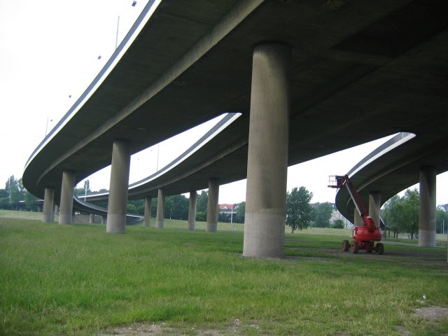Geschwungene Straßenverläufe