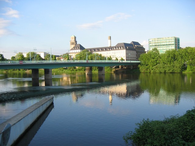 Im Zentrum Mühlheims ...