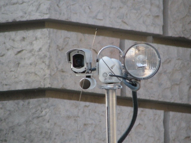 Polizeiliche Überwachung am Reichstag
