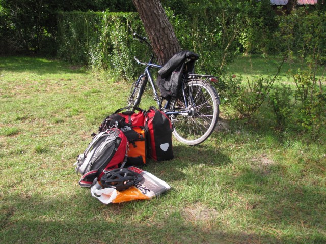 Fahrrad in Cayeux-sur-Mer