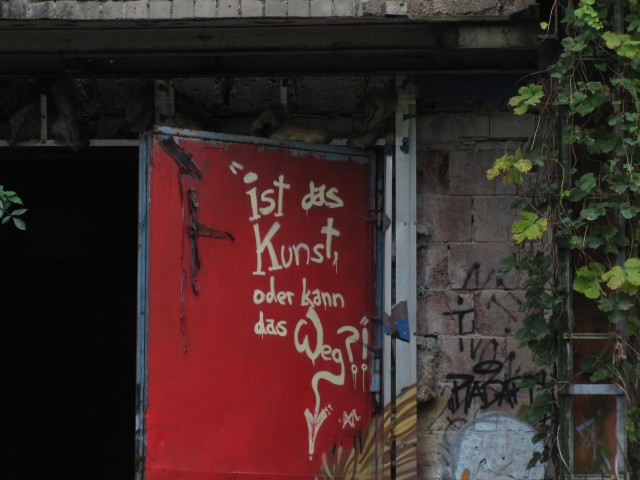 Ist das Kunst oder kann das weg?