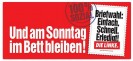 Briefwahlaufforderung der Linken