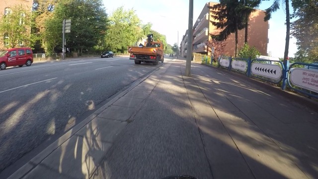 Mit dem Rad zur Arbeit - Stader Straße