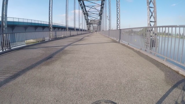 Mit dem Rad zur Arbeit - Alte Harburger Brücke