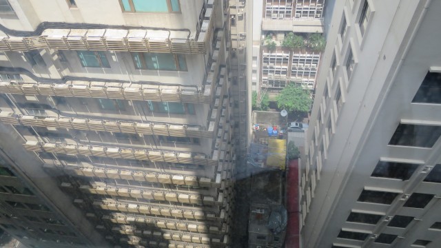 Hong Kong - Blick aus dem Hotelfenster