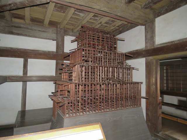 Himeji: Modell der Burg
