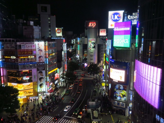 Tokio - Shibuya Crossing von oben