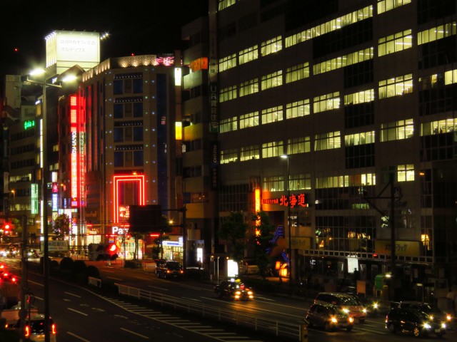 Tokio - Koto nach Suminda bei Nacht 9