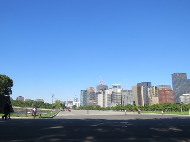 Tokio - Blick über den Front Garten