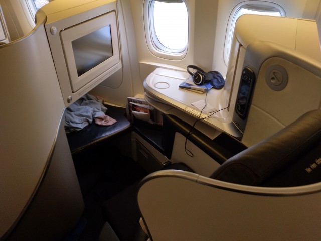 Hong Kong - Flug in der Business Class