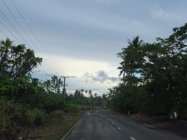 Fiji: Straße auf Taveuni