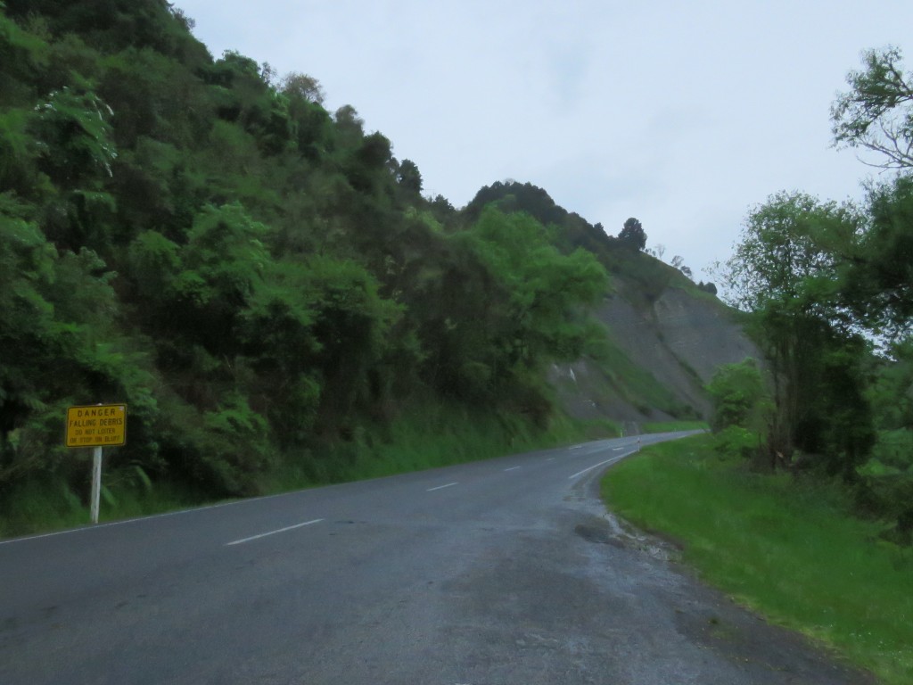 NZ: State Highway 4, Geröll