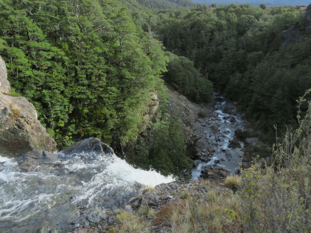 NZ: NZ: Mangawhereo-Wasserfall 2