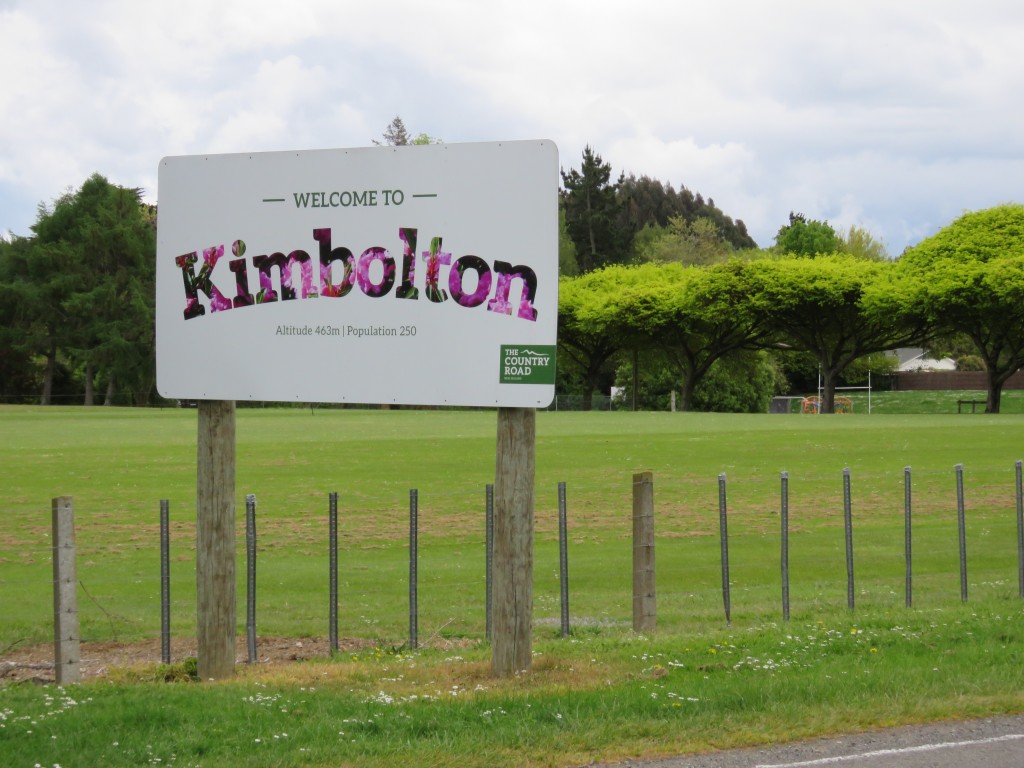 NZ: Kimbolton 4 - Welcome