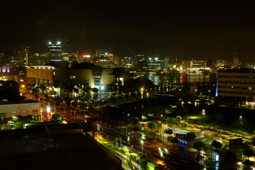 NZ: Wellington bei Nacht