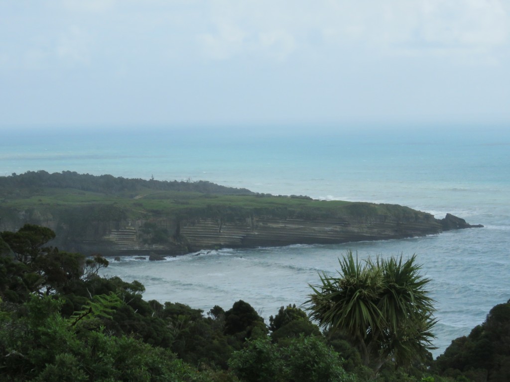 NZ: Irimahuwhero Lookout 4 - Blick zu Pancakes