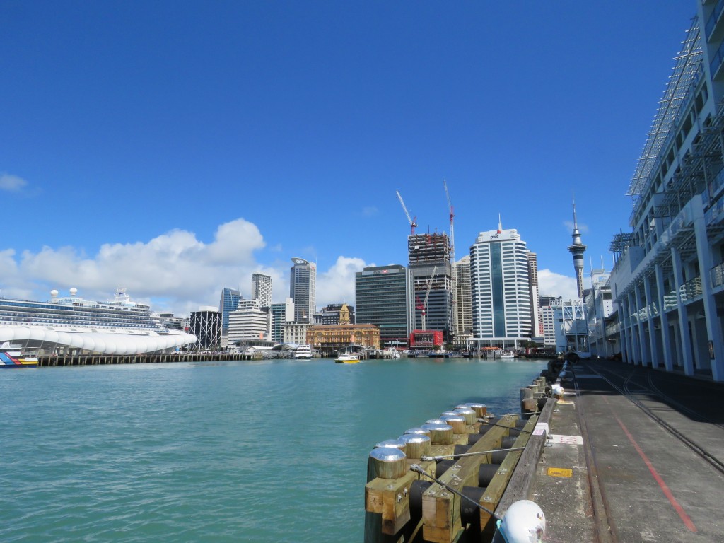 NZ: Auckland Harbaour - Blick vom Princess Wharf
