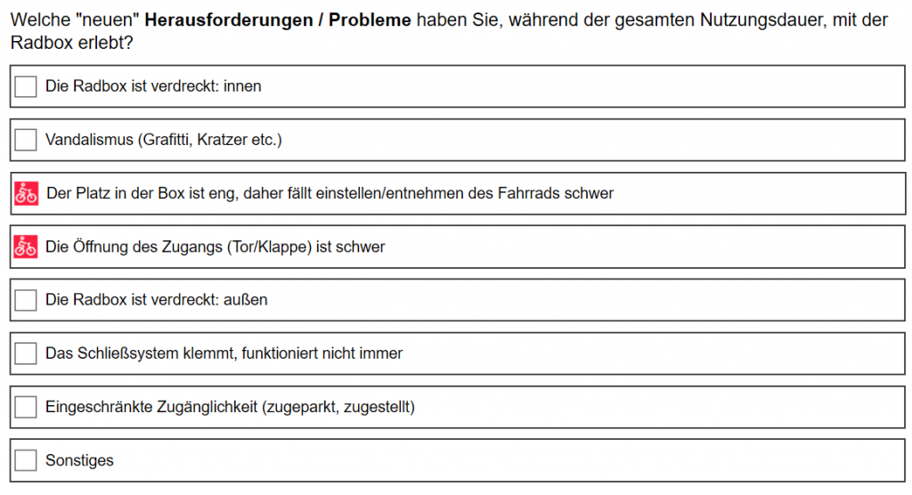 Fragenkatalog Radbox