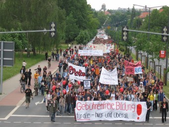 Demo gegen das neue Hochschulgesetz in Sachsen - Bild 1