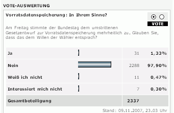 Schwarzer Freitag: Vorratsdatenspeicherung - Bild 2