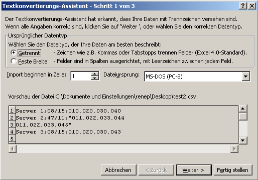 Der CSV-Horror mit Excel - Bild 1