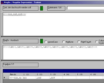 Programmempfehlung: RegEx-Trainer - Bild 1