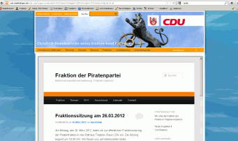 Jungendstreiche bei der CDU in Ratingen - Bild 1